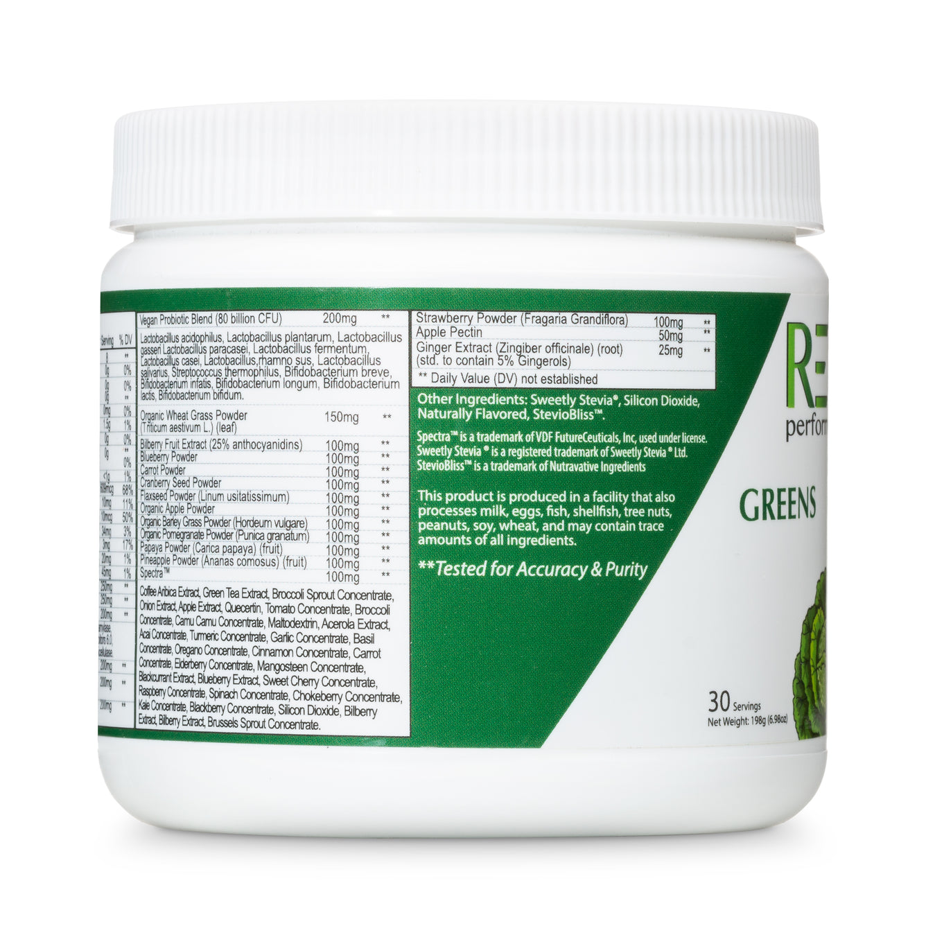 Super Greens Supplement Powder Ingredients